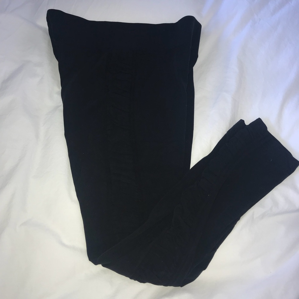Black Sweaty Betty Yoga Legging with Ruched Side
